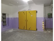 【德軒案例】梧桐院地庫改造——墻面刷油漆、乳膠漆，改造人防門油漆